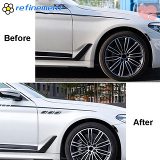 FENDER Refinement 2 Chiếc Chắn Bùn Bên Ô Tô, Shark Gill Shape Kẽm Hợp Kim Lỗ Thông Hơi Hood Muỗng, Sửa Đổi Ô Tô Ổ Cắm Trang Trí Cho Xe BMW / Audi / / VW