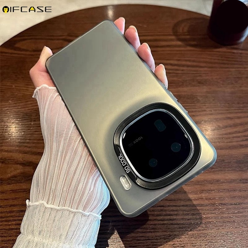 Dành Cho iQOO Z9 Turbo Z9x Z8 Z7i Z5x Z3 Z1 U5x U3x U3 U1x Ốp Điện Thoại Laser Sáng Bóng Kinh Doanh Mờ Mờ Mờ Sang Trọng Bé Trai Bé Gái Đen Trắng Bạc Vỏ Đơn Giản Ốp Lưng