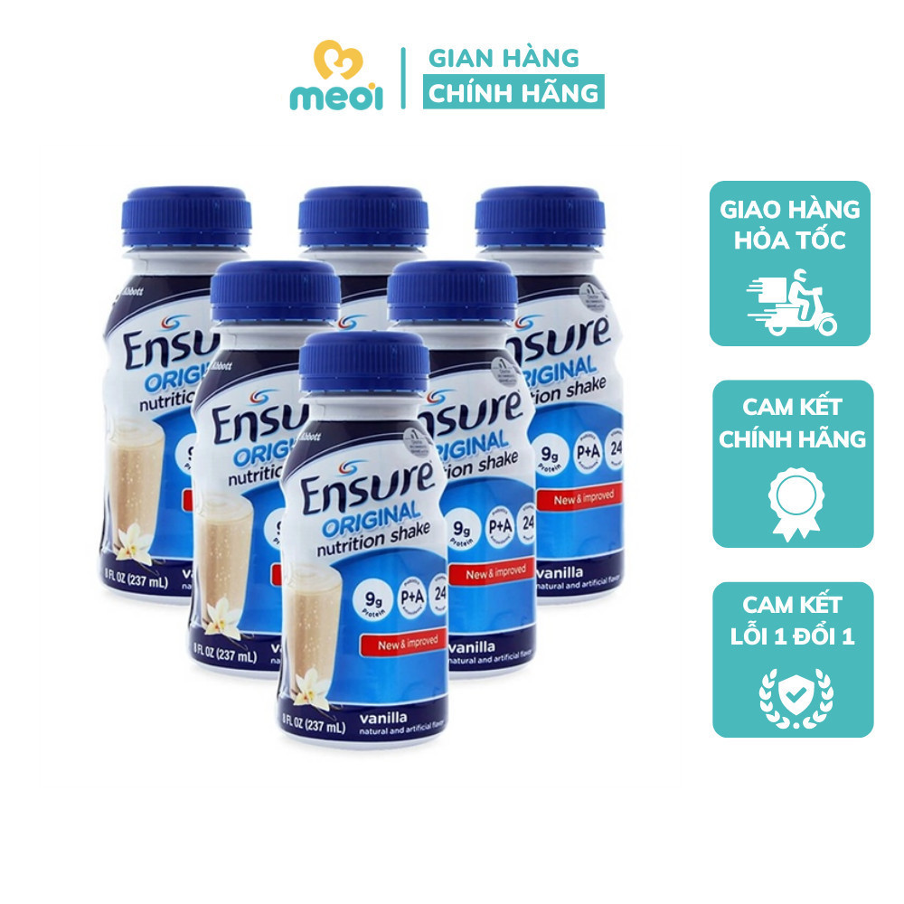 Sữa Nước Ensure Original hương vani 237ml