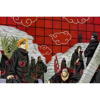 Áp phích NARUTO Akatsuki Anime in canvas Akatsuki poster tường