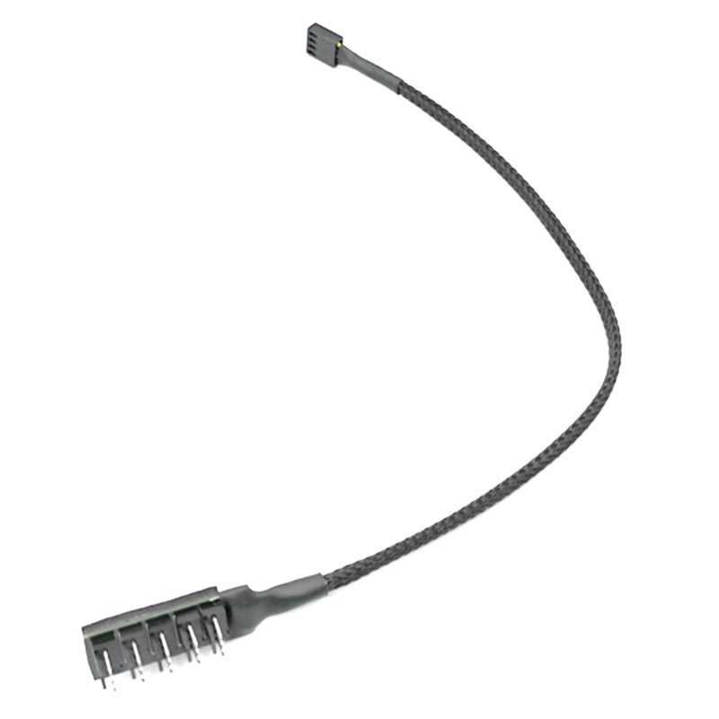 Đường Nhỏ Gọn 4PIN 3PIN PWM Quạt Chia Cáp Cho PC Điều Khiển PWM 3PIN 4PIN Hỗ Trợ Bo Mạch Chủ Vỏ Tay