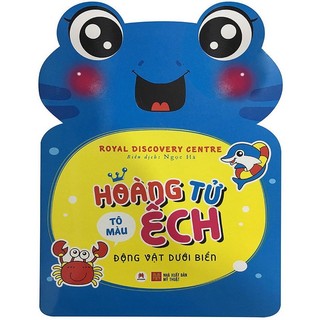 Sách - tô màu hoàng tử ếch - động vật dưới biển