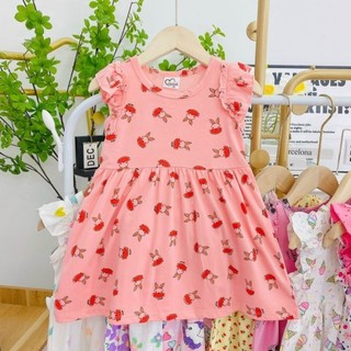 Váy bé gái-váy cánh tiên cotton xuất