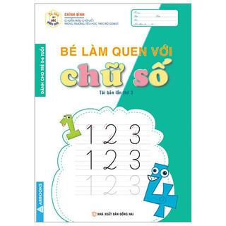 Sách tủ sách mầm non - bé làm quen với chữ số