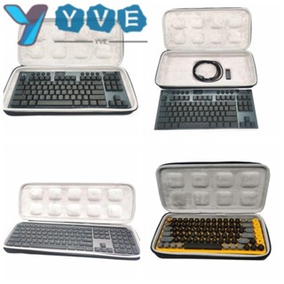 Túi đựng bàn phím YVE, Hộp đựng EVA chống trầy xước, Hộp đựng chống sốc chống nước di động chuyên nghiệp cho Logitech G913 / G913 TKL / POP Keys Travel