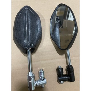  Kính xoay 360 độ Gương xoay 360 mẫu Giọt nước Spark AB chân Nhôm CNC gương gập kính xoay 360 độ xe máy AB Sirius Wave 