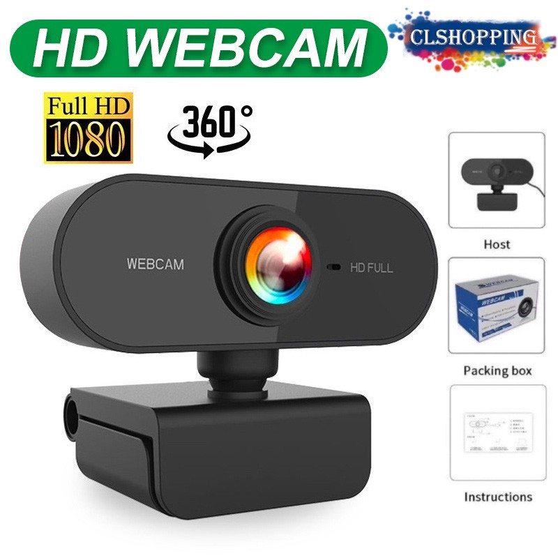 Webcam 1080P Full HD Web Camera USB Cắm Web Cam