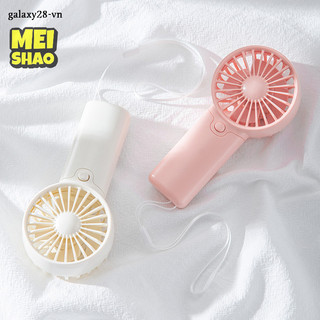 Meishao Quạt Cầm Tay Di Động Quạt Làm Mát Nhỏ Lông Mi Mi Tắt Tiếng Làm Mát Quạt Cầm Tay Mini Sạc Để Bàn Bỏ Túi Quạt Cầm Tay Đẹp