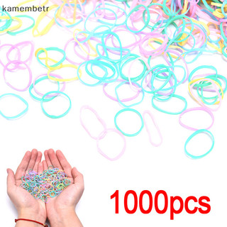 Kam 1000 Chiếc Dây Buộc Tóc Trẻ Em Bé Gái Nữ Dây Co Giãn Nhiều Màu Sắc Dây Tóc n