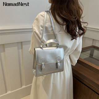 Nomadnest ba lô nữ mới hàn quốc retro phong cách đại học văn học dung tích lớn học sinh schoolbag