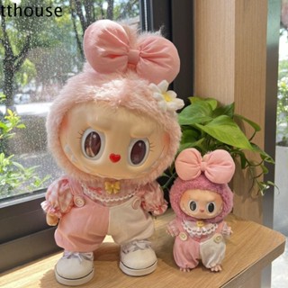 Quần áo búp bê TTHOUSE Labubububu, Quần áo búp bê sang trọng nơ Kawaii Labubububu, Bộ đồ DIY ngộ nghĩnh Trang phục quần áo búp bê Cotton Mini Phụ kiện búp bê