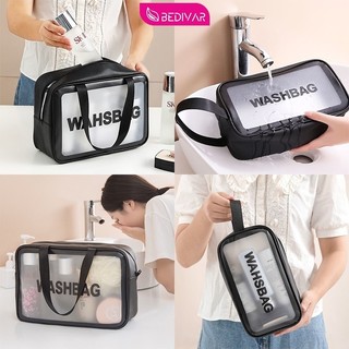 Sonwaterproof da pu du lịch trang điểm túi đựng mỹ phẩm dung tích lớn wasbag túi đựng mỹ phẩm chống thấm nước