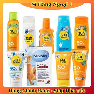 Bộ Kem chống nắng,kem nhả nắng Sundance  Đức - Date mới Đủ Bill