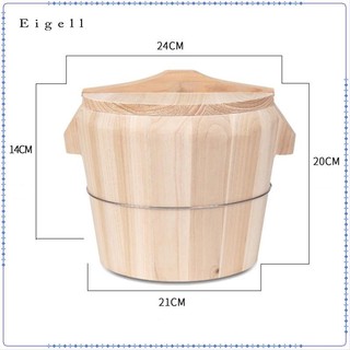 Bát cơm Sushi Xô hấp cơm có nắp Bát cơm tròn hấp bằng gỗ