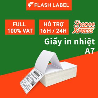 【500 tờ khổ 76*130mm giấy in nhiệt 3 lớp chống chuyên dụng  Cuộn A7 cho máy in nhiệt