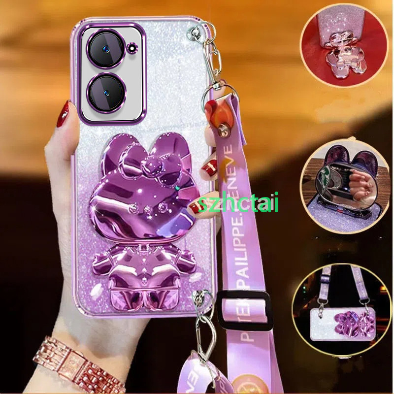 Ốp Lưng Vivo Y18 Y03 Y02 Y02S Y16 Y17S Y11 Y12 Y15S Y15A Y01 Y20i Y20 Y20S Y12A Y12S Y21 Y33S Y21S Y22 Y22S Y27 Y35 Y76S Y76 Y78 Y36 Y72 Y75 Y55 Y77E Y85 V9 Y95 Y91 Y91C Y93 V21 V21E Y73 4G 5G Dây Buộc Vỏ Điện Thoại Sang Trọng Gương Làm Đẹp Hoạt Hình Giá