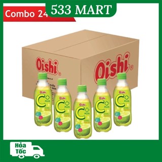 [HỎA TỐC HCM] Thùng 24 chai Oishi Nước Soda Chanh C+ 350ml/chai