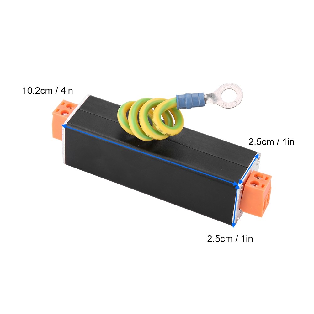 L-PE N-PE Chống Sét Hợp Kim Nhôm AC220V 5A Thiết Bị Bảo Vệ Nguồn Điện Arrester SPD Cho Camera Quan S
