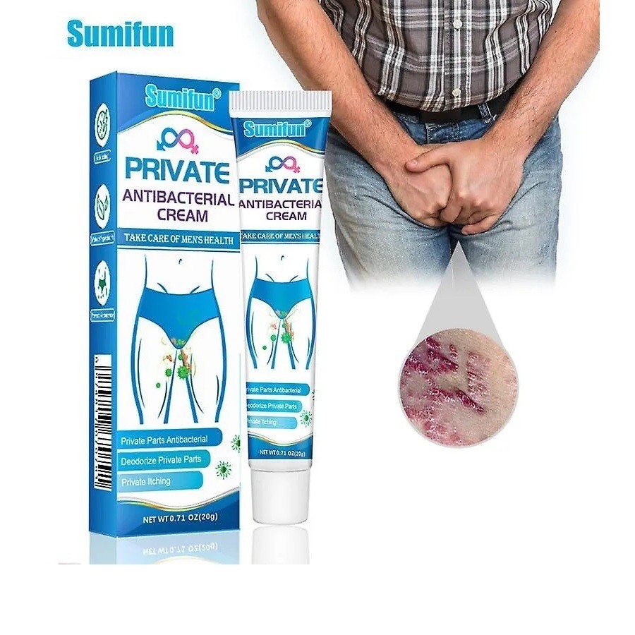 Kem Bôi Ngứa Vùng Kín Nam, Ngứa do Nấm Da, Mụn Sinh Dục, Sùi Mào Gà, thành phần thảo dược 100%-Giá Sốc-Herbal Cream_S