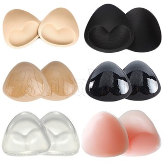 [1 Cặp Miếng đệm ngực hình tam giác bằng bọt xốp silicon thoải mái] [Miếng đệm ngực nâng ngực có thể tháo rời cho nữ Bikini, Áo, Áo ngực thể thao, Đồ bơi] [Áo ngực đệm ngực nâng ngực] [Hot]