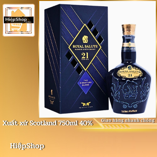 Rượu CHIVAS 21 ROYAL SALUTE Scotland 700mL/có hộp