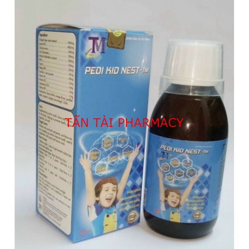 ✅[CHÍNH HÃNG, CHO KIỂM HÀNG] Siro Pedi Kid Nest-TM kích thích ăn ngon ngủ ngoan chai 125ml
