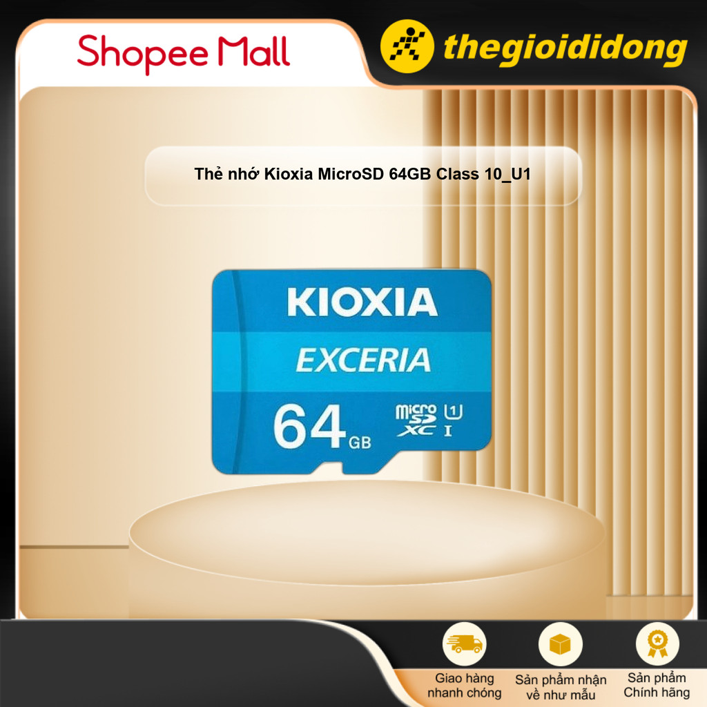 Thẻ nhớ Kioxia MicroSD 64GB Class 10_U1