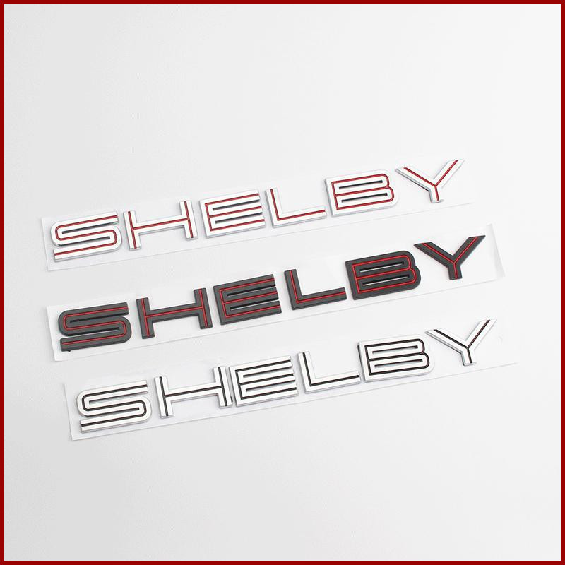 Ford Ford Mustang Mustang SHELBY Tiếng Anh Head Cover Logo Ô Tô GT Sửa Đổi Độc Đáo 3D Ba Chiều Nhãn 