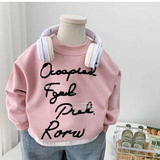 Áo hoodie màu hồng trẻ em TIINGXUYU Áo kiểu tây bé trai phong cách Hàn Quốc mẫu mới mùa xuân Áo chui đầu 100% cotton đẹp trai trẻ trung sành điệu