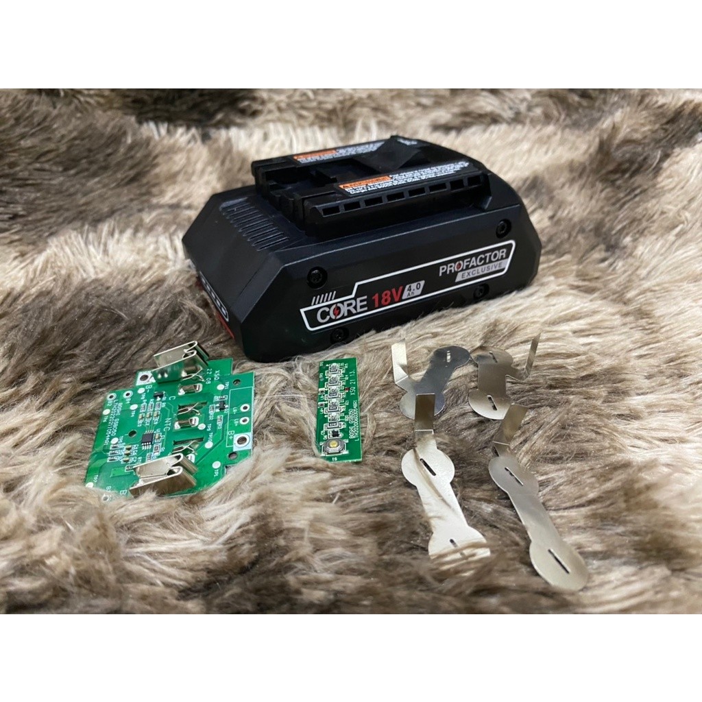 Vỏ mạch Bosch 5s- 1P 18 lắp 5 cell 21700. LK