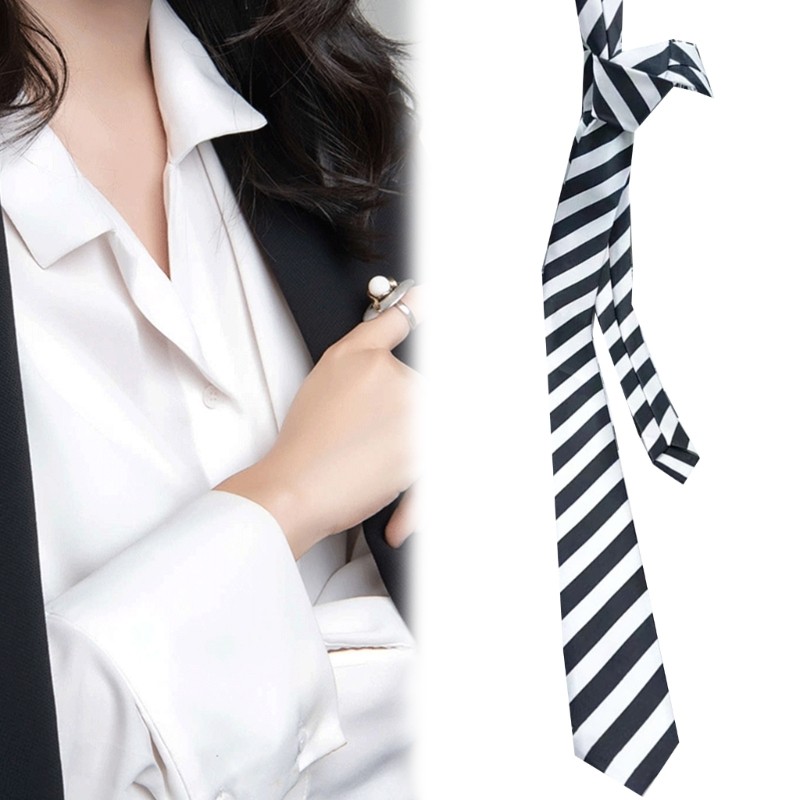BTM Có Thể Điều Chỉnh JK Tie Preepy Look Đồng Phục Đi Học Bowtie Tối Cà Vạt Phụ Kiện