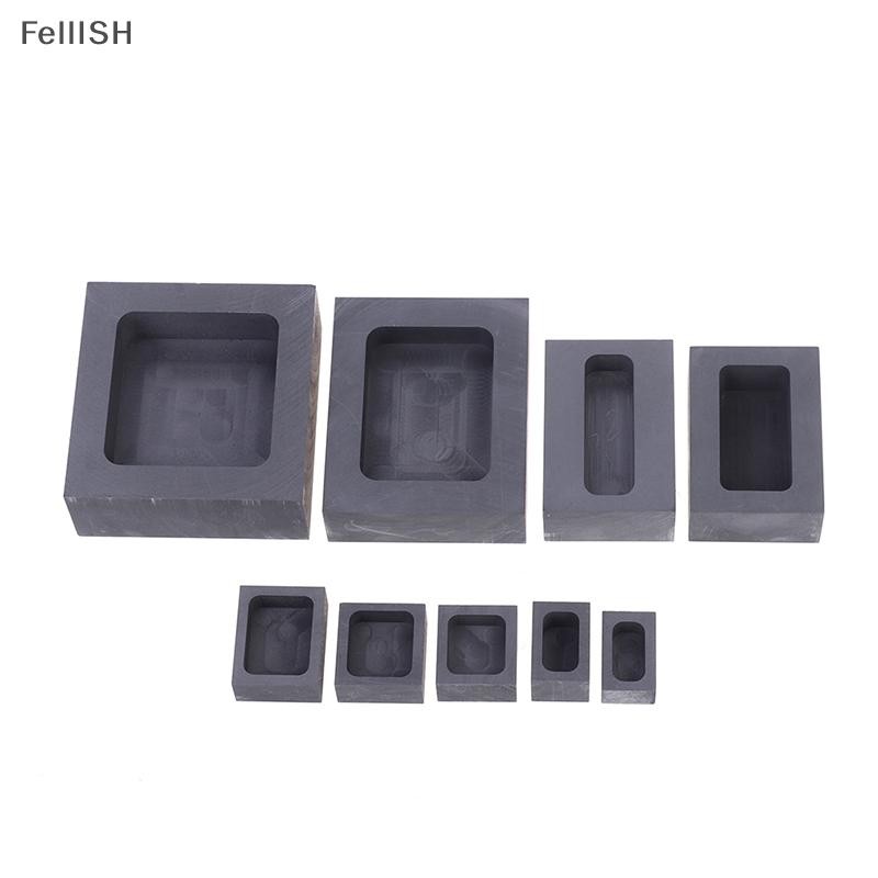 [Felli] Khuôn thanh thỏi Crucible để nấu chảy Bạc đúc tinh chế 436br