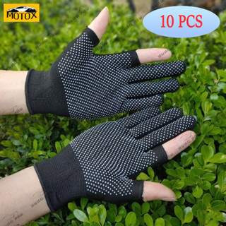  10 Đôi 🐾MOTOX  găng tay chống nắng bao tay lái xe máy tập gym tập thể thao hở ngón đa năng 