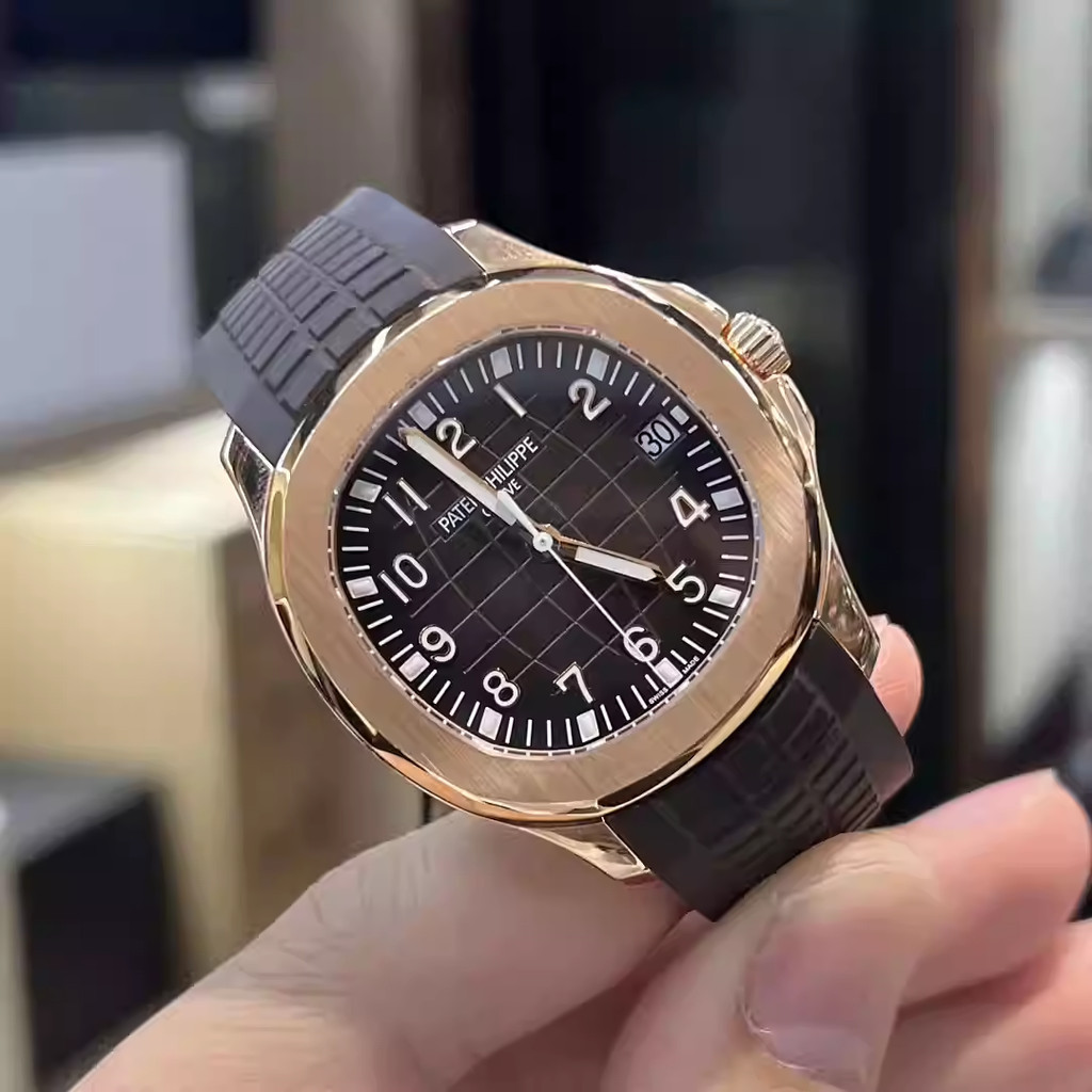 JOLI 5167R-001 Series Tự động AAA Patek Philippe GioP Máy móc đích thực Rose Gold Rail _ AQUANAUT Wa