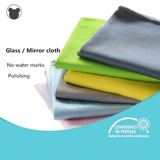 Khăn lau gương & kính - Khăn đánh bóng sợi nhỏ cho kính rượu vang, cửa sổ ô tô và gương