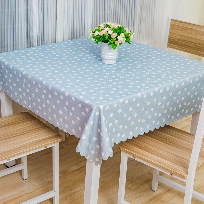 New Product#Wash-Free Tablecloth Waterproof Oil-Proof Table Cover Heat-Resistant Coffee Table Mat Sq