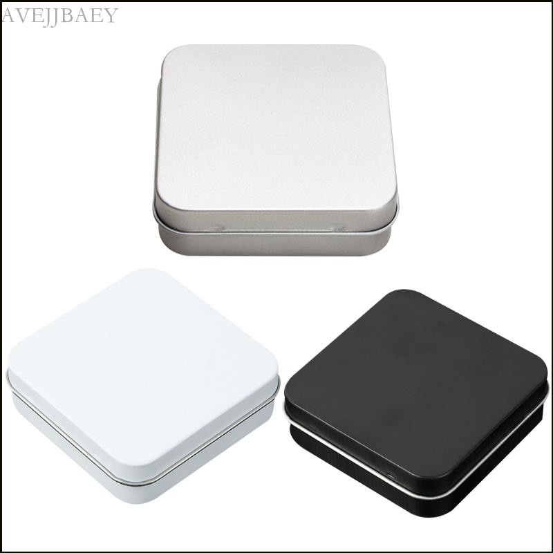 Square Tinplate Boxes Durable Strong Anti Deform Candy Can Coin Storage
