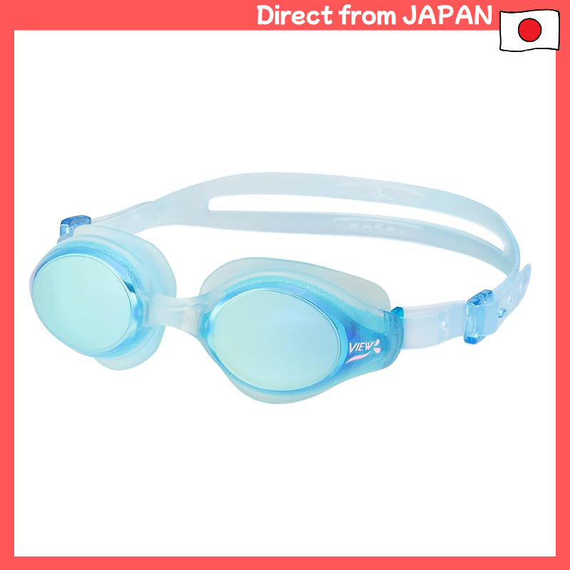 VIEW Swimming Goggles - Mirrored Fitness Goggles for Women - Made in Japan - Various Colors Availabl