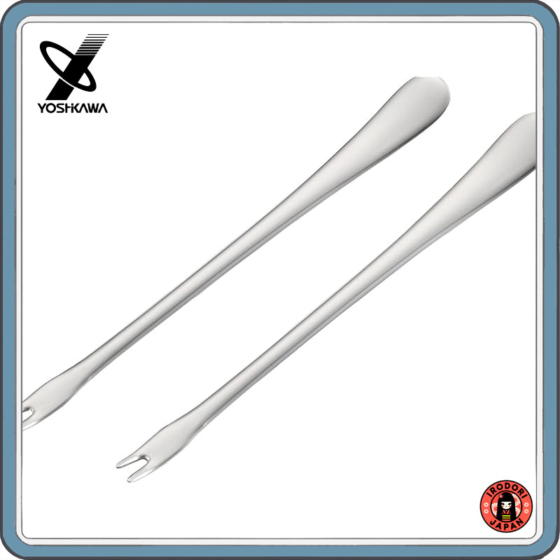 Yoshikawa Stainless Steel Cutlery Set: Spoons, Forks, and Knives, Ideal for Various Dining Needs - M