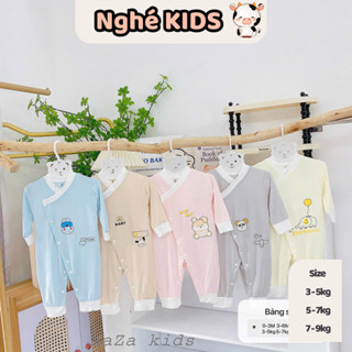 Body Dài Tay Chất Pettit Cho Bé Trai Bé Gái, Bộ Đồ Liền Thân Sơ Sinh, Phù Hợp Cân Nặng Từ 3-9Kg [Nghekids]