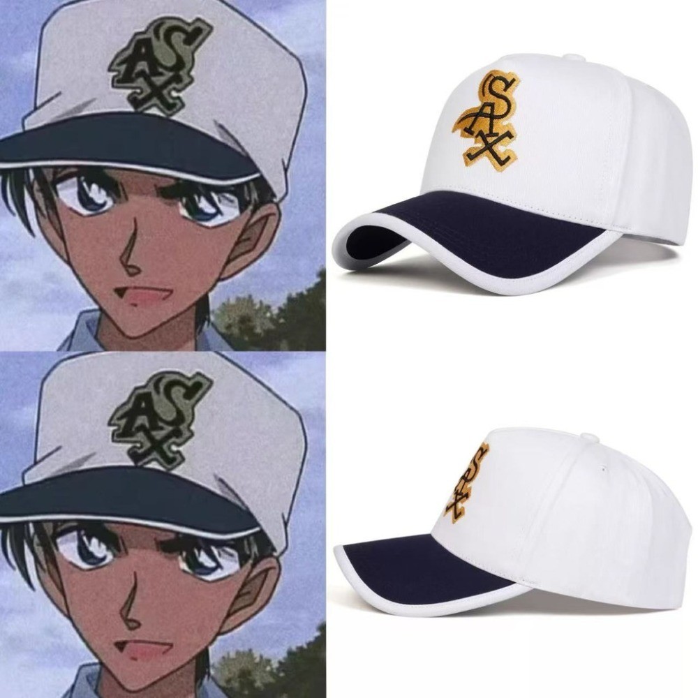 Mũ cosplay Hattori Heiji - Mũ bóng chày thể thao che nắng, phù hợp Halloween và làm quà tặng