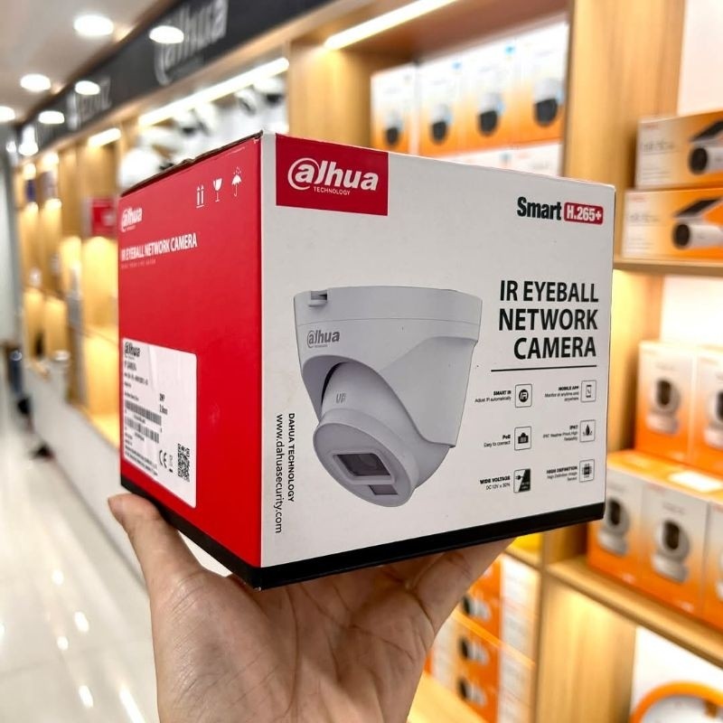 Camera IP dome 2MP DAHUA HDW1230T2-A(MicThu âm)/HDW1230T2-S5, hồng ngoại 30m, poe dễ lắp đặt và cấu 
