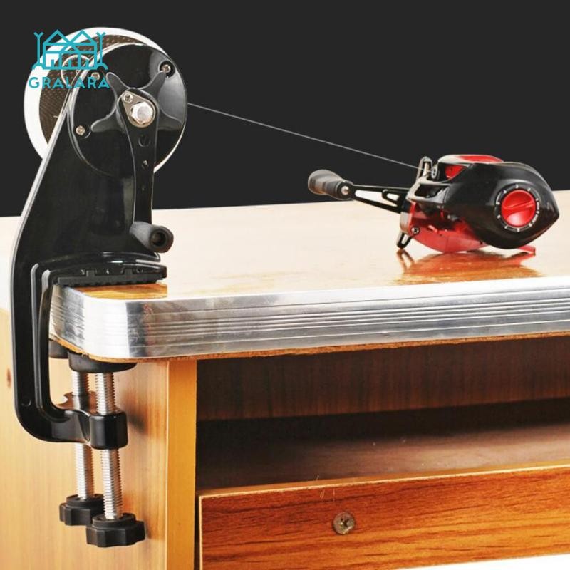 Pro Fishing Line Winder Fly Fishing Twine Spooler Kẹp Loại Dụng Cụ