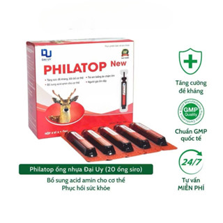 PHILATOP NEW ống nhựa Đại Uy, cho trẻ em biếng ăn chậm lớn còi xương, người già đề kháng kém