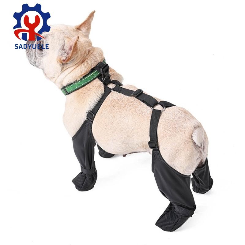SADYUELE Chó Tuyết Booties Tất Boot Mưa Booties Chống Trơn Trượt Chống Thấm Nước Thoáng Khí Có Thể Đ