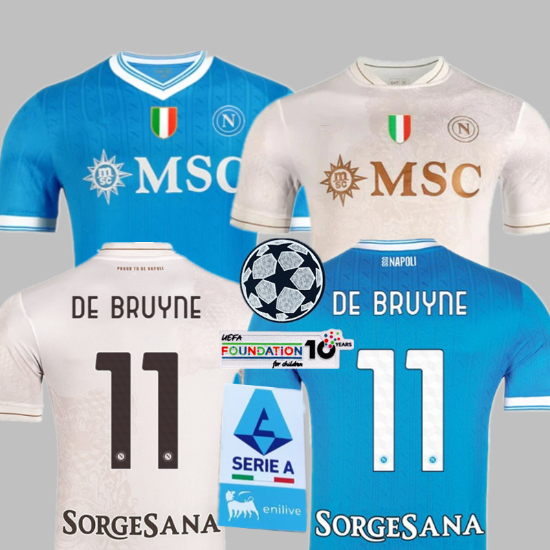 Áo bóng đá nam 25-26 SSC Napoli Sân nhà & Sân khách Phiên bản chất lượng cao SSC NAPOLI AWAY MATCH J