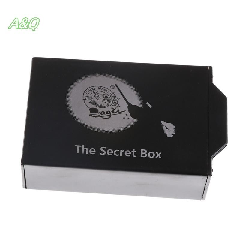 AQ Magic Đạo Cụ The Secret Box Magic Black Pull Box Magic Tool Kids Trick Toys VN