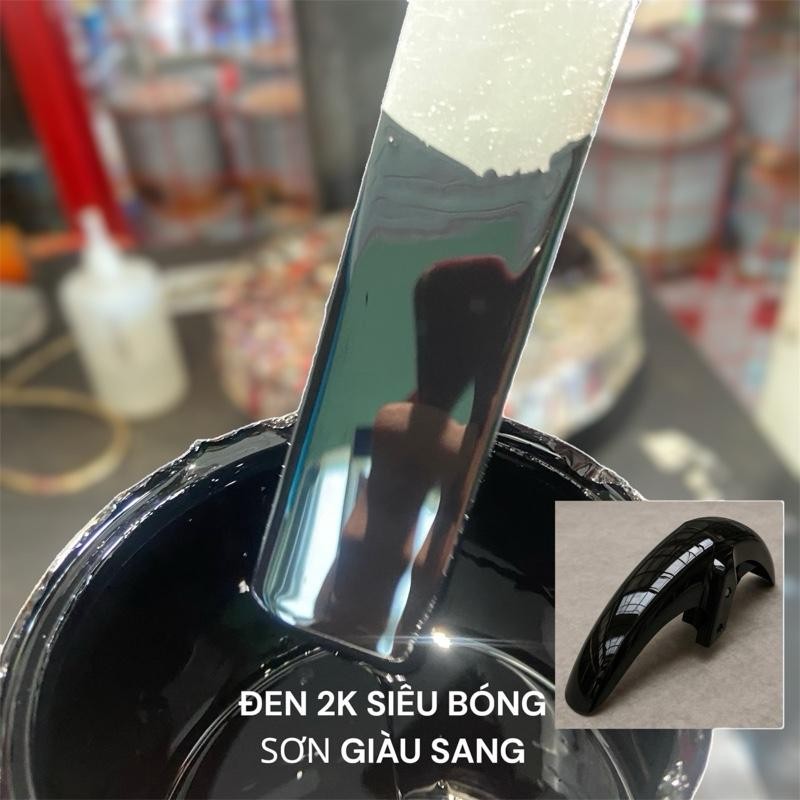 Màu Đen 2K Tự Bóng Loại Tốt- Đen Siêu Bóng