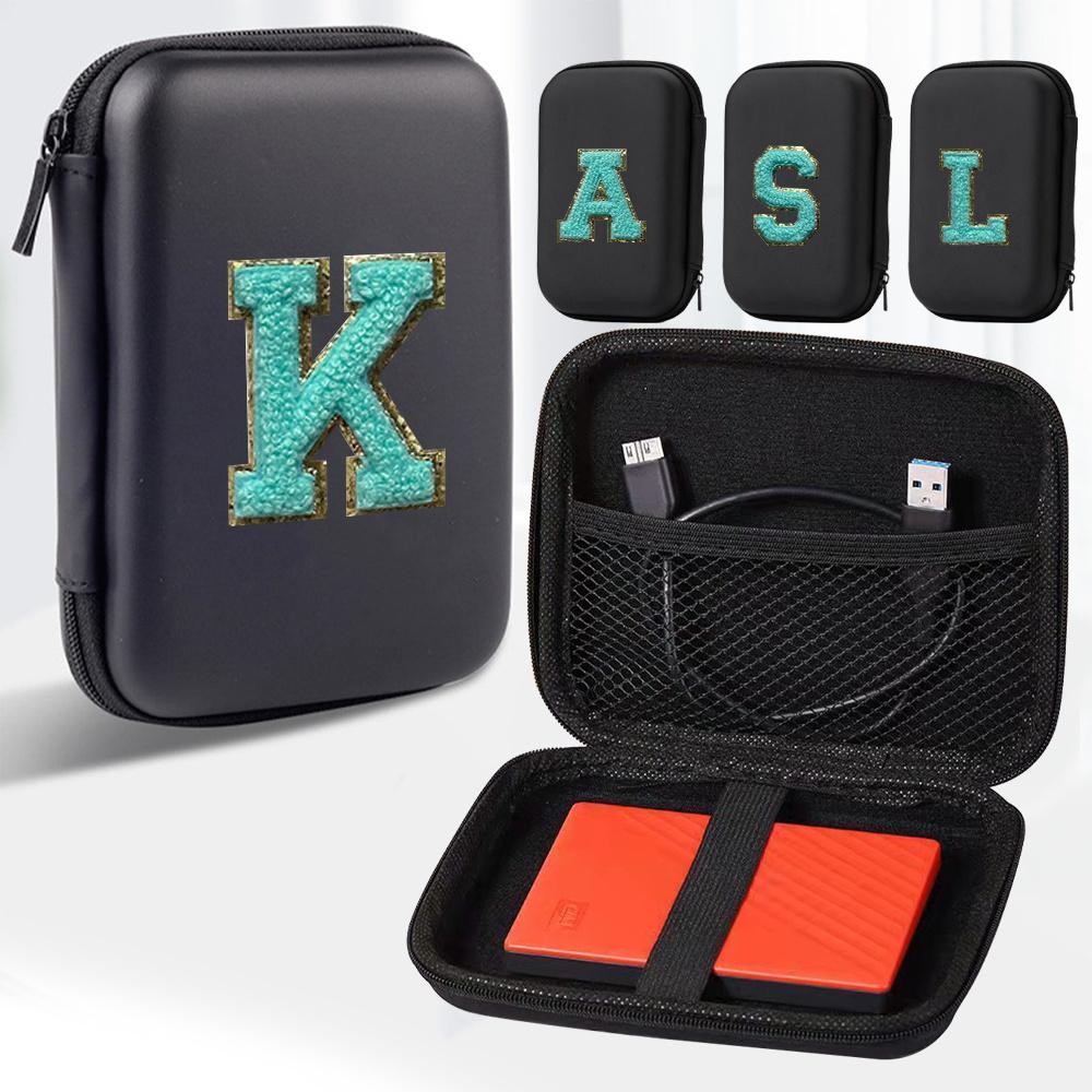 Storage box shock-proof and drop-proof mobile hard disk protective case laptop mobile hard disk  Gre