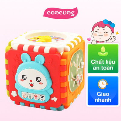 Hộp âm nhạc thả khối đa năng cho bé có nhạc đèn HW23177984 C402